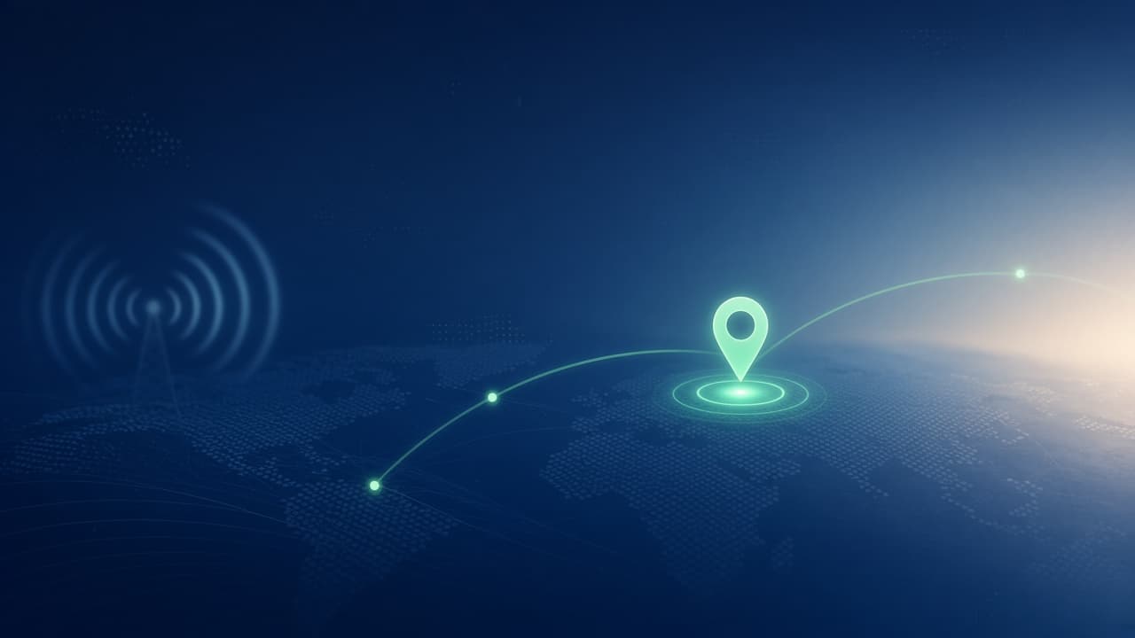 Abstract contact and field support banner